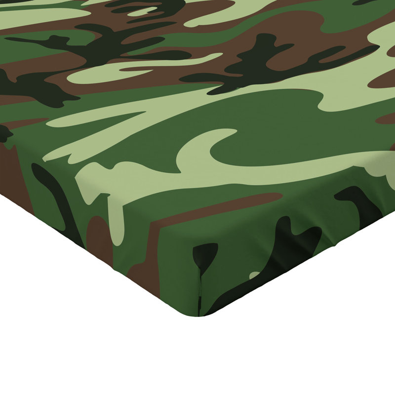 Ensemble de 2 draps-housses Ambesonne Camo Classic, Ensemble literie pour lit simple