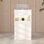 Compact Reception Desk With LED Light And Cable Management