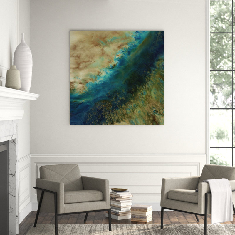 Shimmering II Painting by Blakely Bering, Outdoor, 30" H x 30" W x 1.5" D