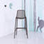 Tabouret de bar 29,5 po en plastique Brenna-2047204054
