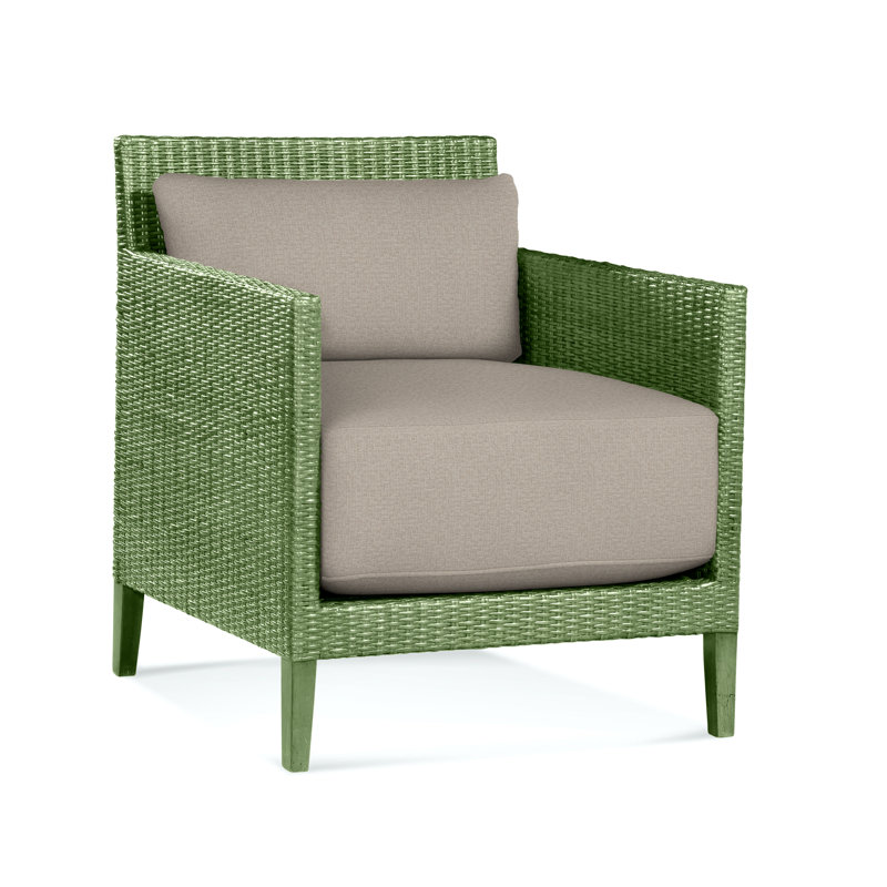 Fauteuil Beryl, Céleri, Tissu beige performant - 0851-73