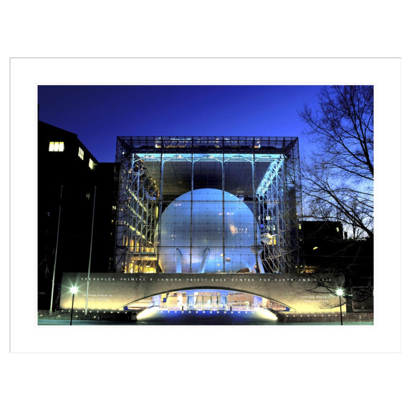 «Rose Center for Earth and Space» par Anonyme - Impression giclée encadrée, H 31,76 po x l 41,5 po