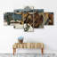 Impression sur toile 5 pièces Western Western