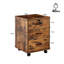 40cm Wide 3 -Drawer Mobile File Cabinet-1522783353