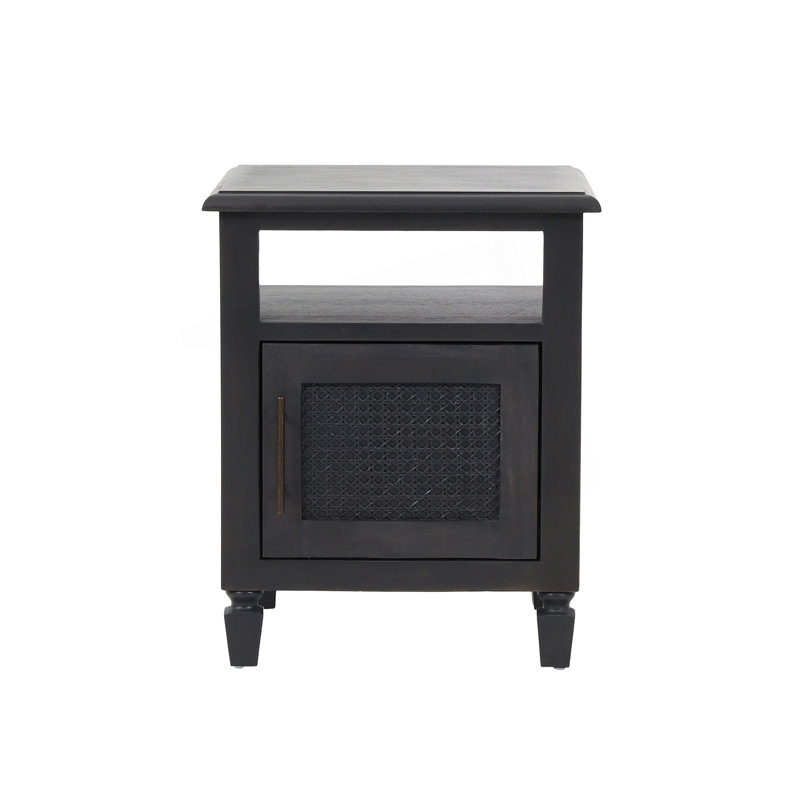 Table de chevet 1 porte de style rustique