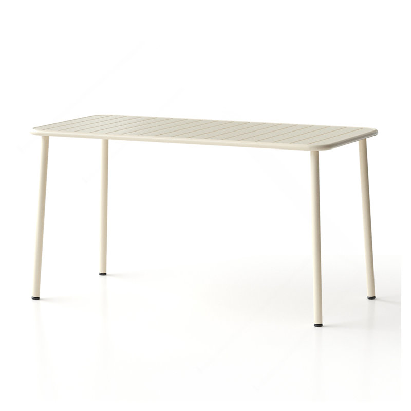 Longue table de salle à manger d'extérieur Villa Courtyard, Beige