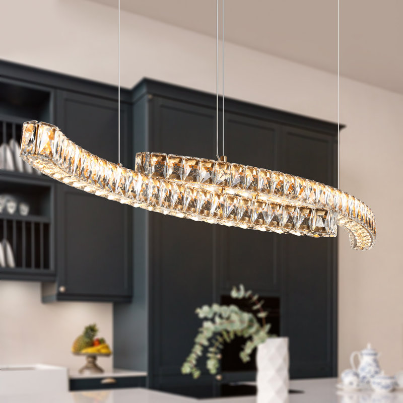 Crume 2 - Light LED Kitchen Island Pendant