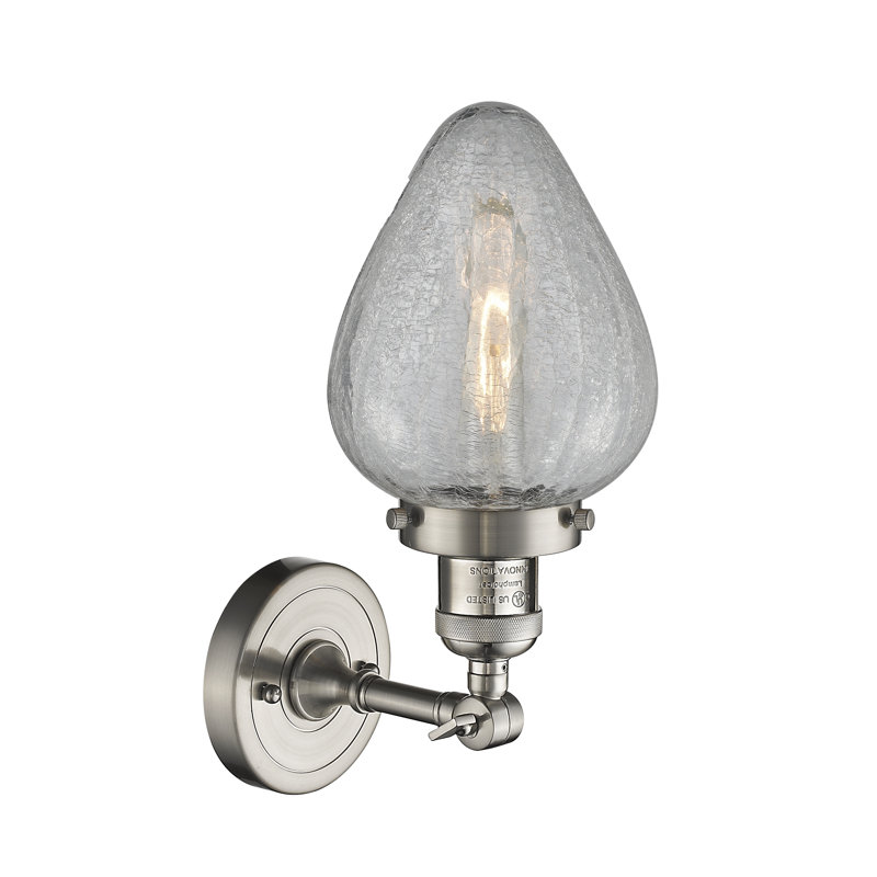 Shauna Armed Sconce, Brushed Satin Nickel