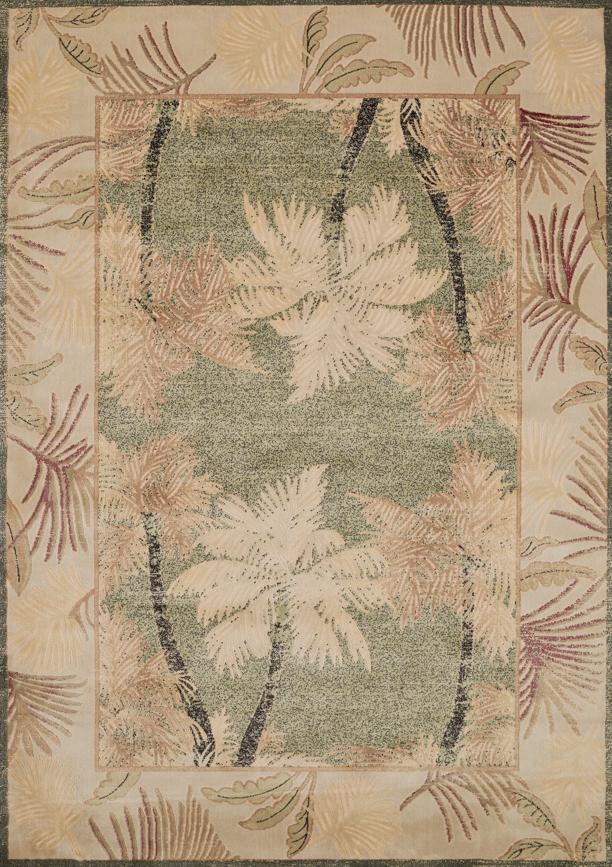 Bay Isle Home™ Tamia Panama Jack Original Floral Beige Area Rug ...
