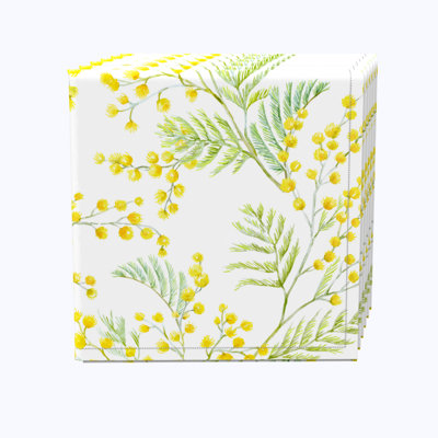 100% Cotton Floral Square Napkin