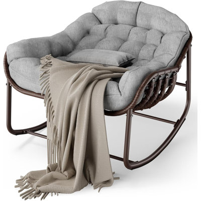 Fauteuil à bascule surdimensionné pour terrasse Patasan