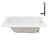 72" x 36" Acrylic Soaking Drop-In Bathtub, Drain Included-97544765
