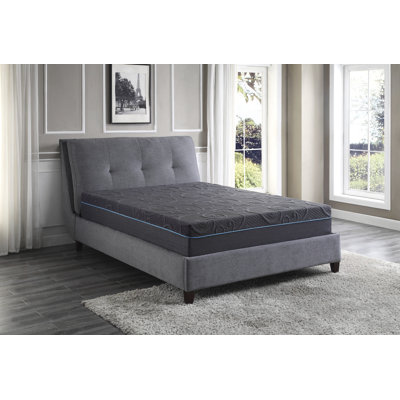 Green Tea Gel-Infused Memory Foam Mattress, Gray, Mattress In A Box