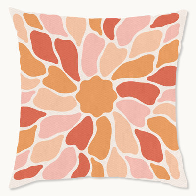 Floral Throw Pillow