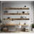 3 Piece Oak Floating Shelf-122102877-122102859