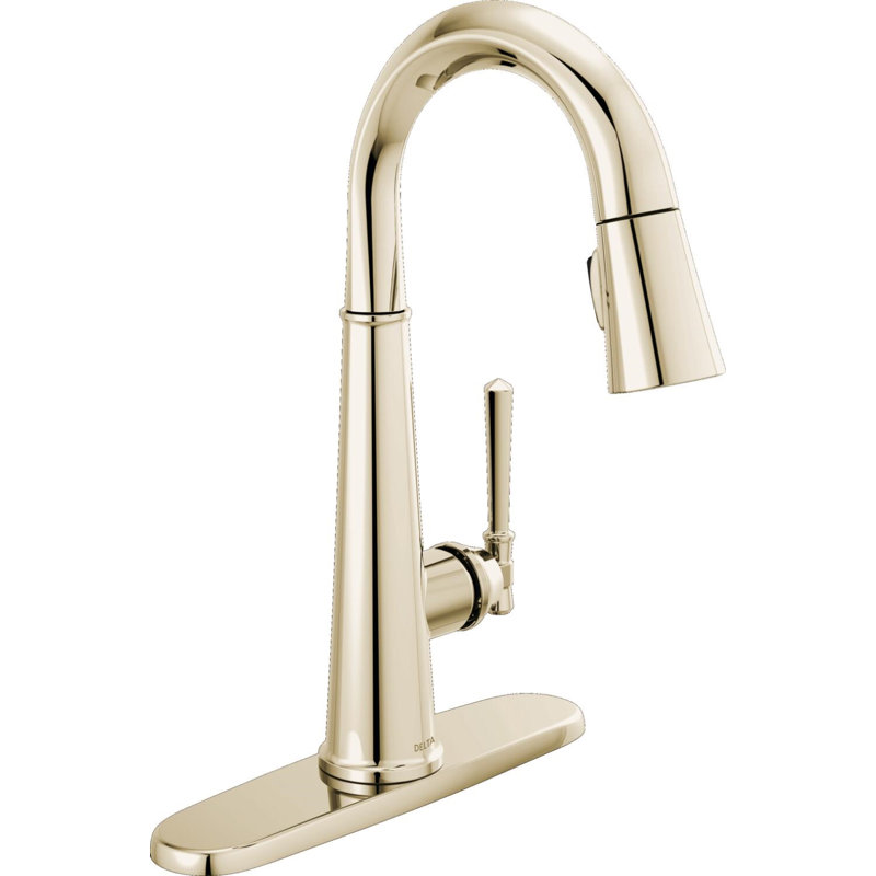 Single Handle Pull-Down Bar / Prep Faucet, Lumicoat® Polished Nickel