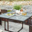 Ernesta 8 - Person Wicker Patio Dining Set with Square Table , Cushions Included-1383464234