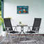 Garden Chairs, Foldable High-backed Chair, Adjustable Aluminium Balcony Chair, 7-level Adjustable Backrest, Weatherproof, Rustproof, Up To 120 Kg, Outdoor Dining Chair-398040353-398040356