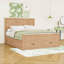 Structure de lit plateforme grand en bois avec 6 tiroirs-353282126