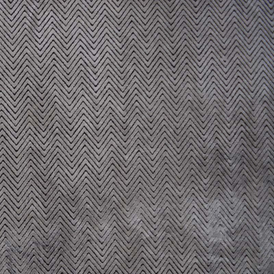 Tissu Zion | Tissu en velours à chevrons zigzag | Tissu de draperie et de rideau et tissu de revêtement