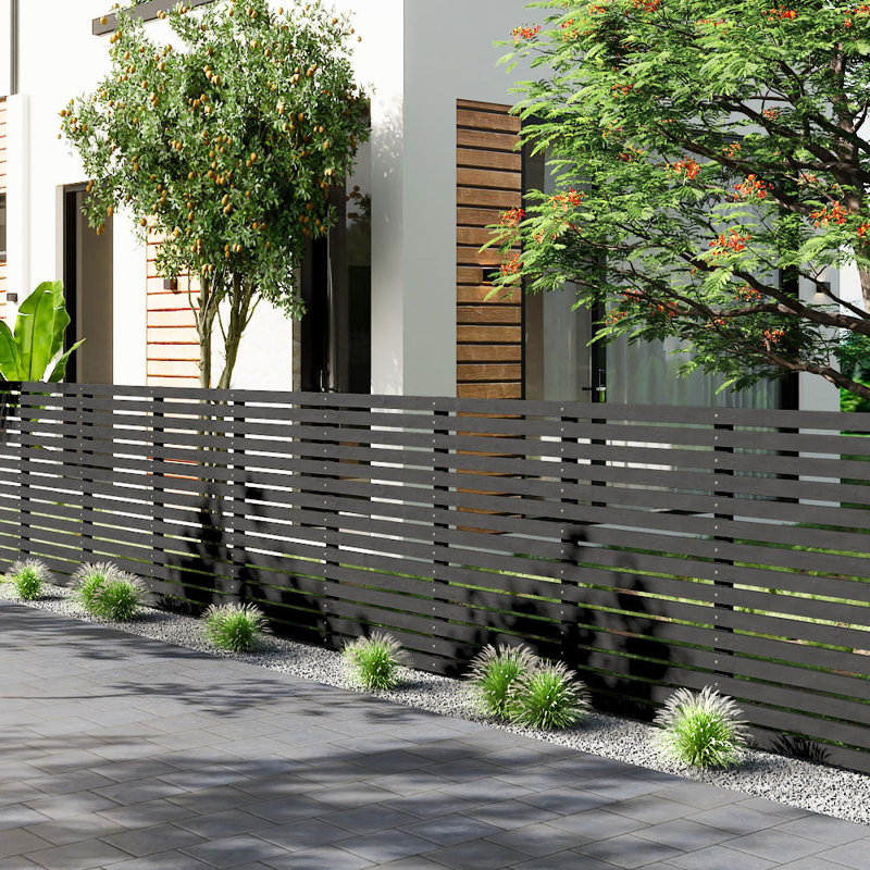 Sadiyah Wood Fence Panels Included, 90cm H x 180cm W