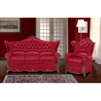 Dodgen 2 - Piece Faux Leather Living Room Set