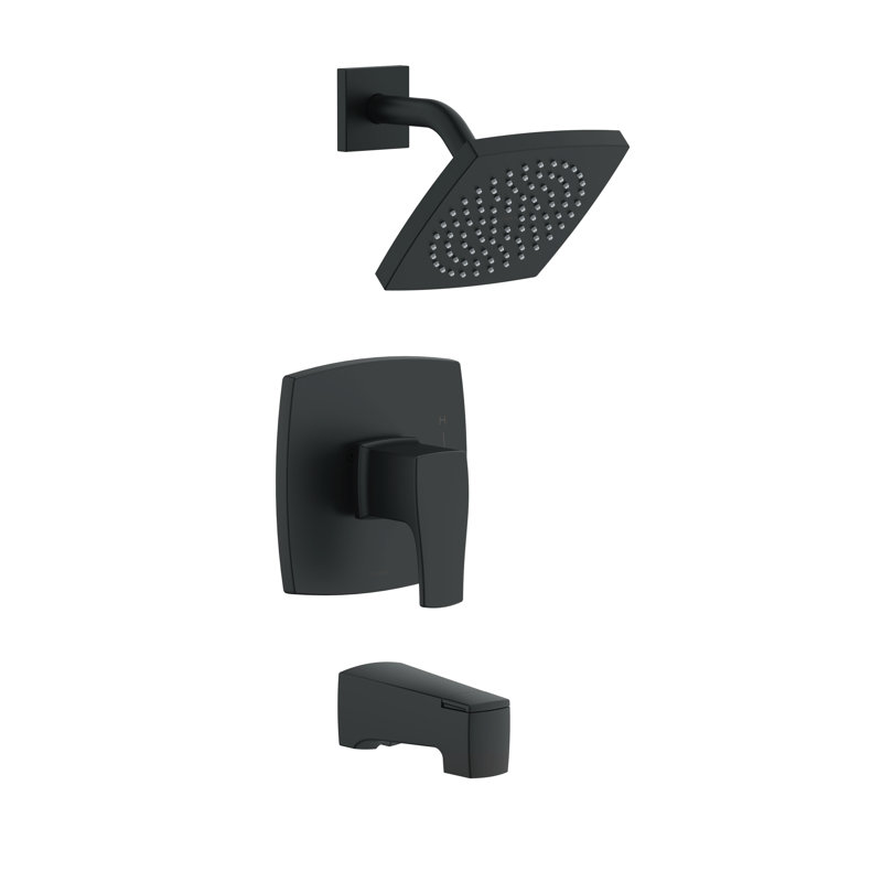 Baignoire et douche Tribune avec valve brute, Chrome