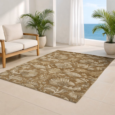 Tapis d'intérieur et d'extérieur brun français