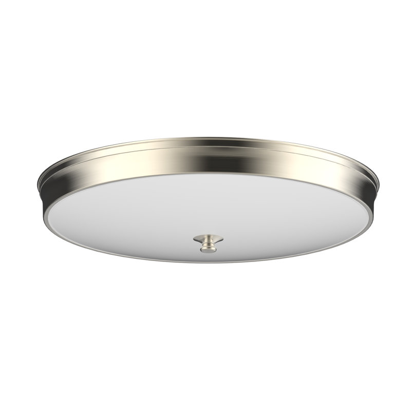 Delon LED Flush Mount, 3000K, Satin Nickel