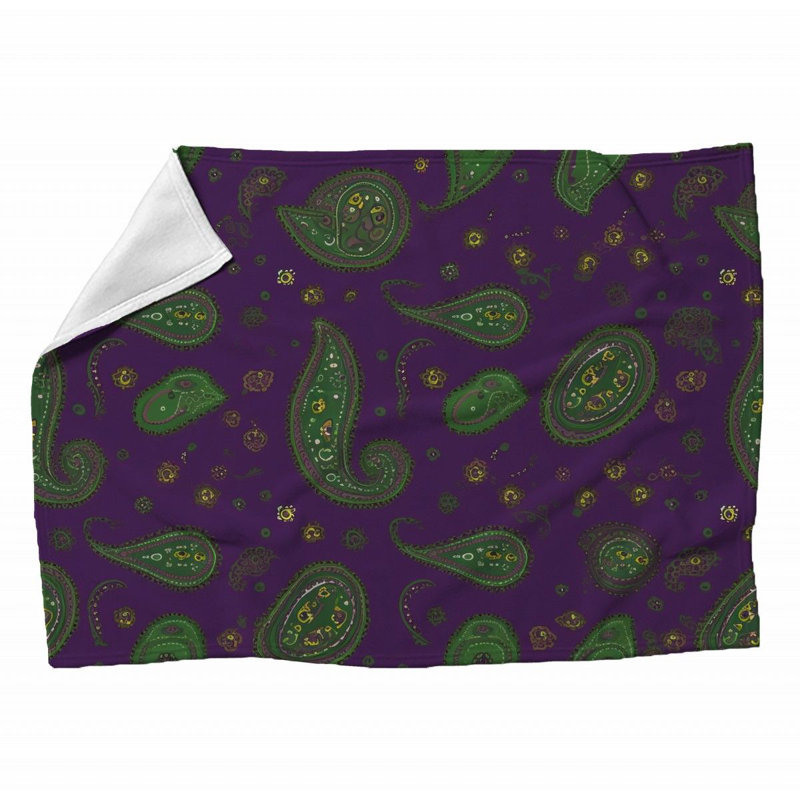 Machine Printed Throw Blanket, Throw