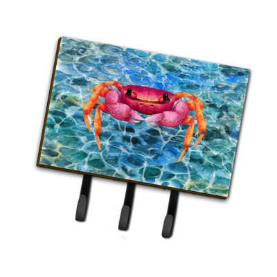 Metal Wall Organizer with Key Hooks