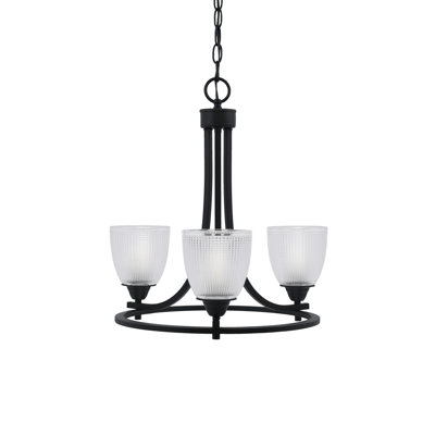 Paramount Uplight 3-Light Chandelier -  Toltec Lighting, 3403-MB-500