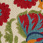 Lensing Floral Indoor / Outdoor Area Rug-1168401848
