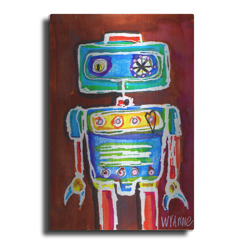 " Robot Boy " by Wyanne, 16" H x 12" W