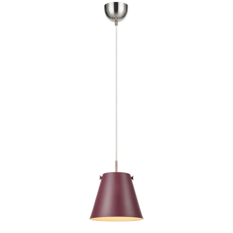 Belisle 1 - Light Cone Pendant, Burgundy