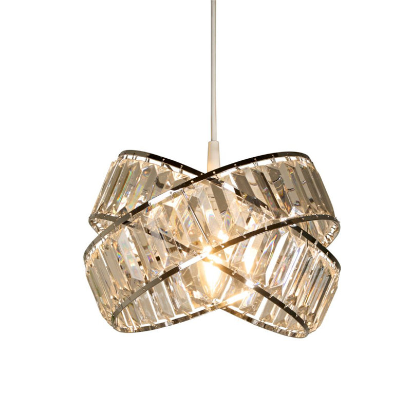185cm H Round Pendant Shade ( Uno ), Clear