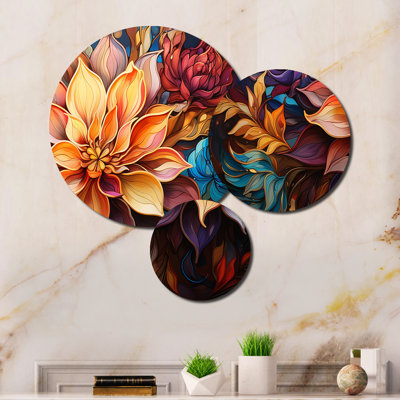 Abstract Wall Decor on Metal