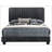 Sleek Contemporary  Bed-719252596-719252595