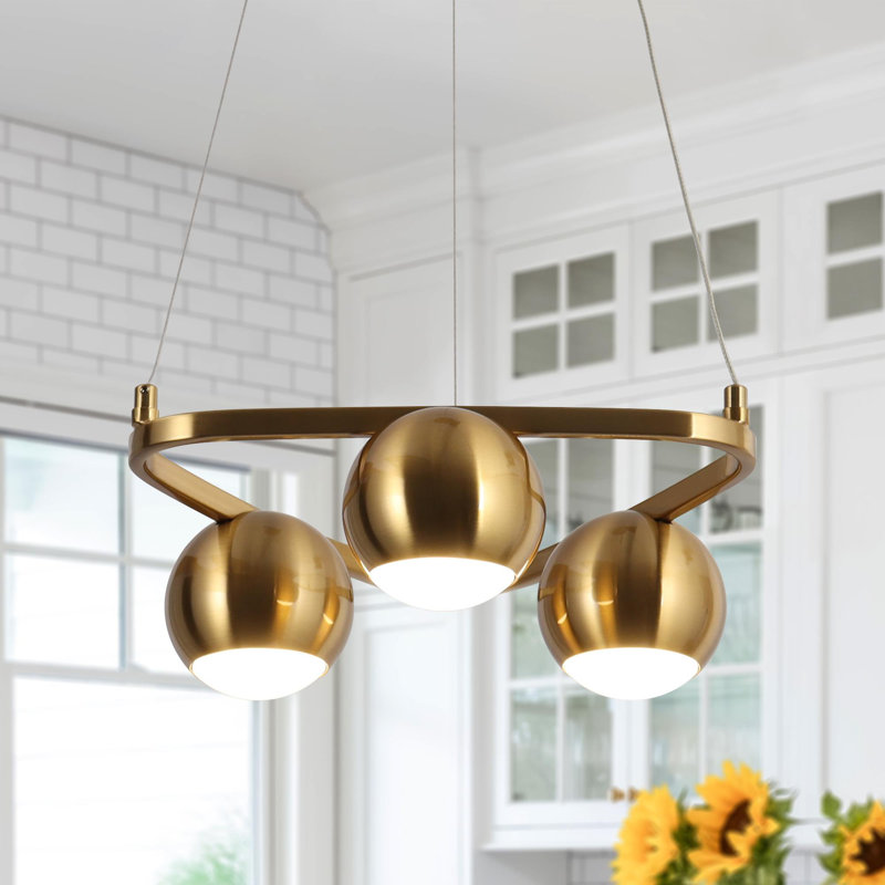 Bhagwan 3 - Light Shaded LED Chandelier