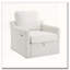 Fauteuil pivotant en chenille avec charge USB + TYPE-C et poche pour livre-352394801