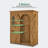 Outdoor Storage Shed with Door and Window, Outside Wooden Tool Shed with Waterproof Asphalt Roof