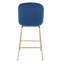 Lotus Gold Stool With Slim Seat-581937506