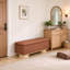 Faux Fur Upholstered Storage Bench-1477825065