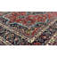 Hand-Knotted High-Quality Red and Blue Area Rug