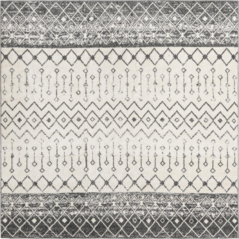 Abstract Indoor Rug, Square 10'