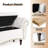 53" Length Upholstered Bench & Ottoman-825828950