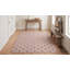 Tapis mauve à motif géométrique mauve tissé à la main-1979043117