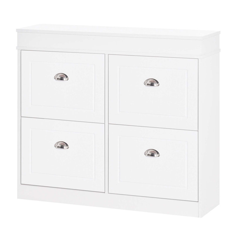 16 Pair Flip Down Shoe Storage