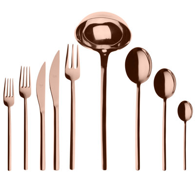 Due 75 - Piece Stainless Steel Flatware Set - Service for 12