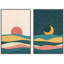 Desert Sun & Crescent Moon-92285578-92285579